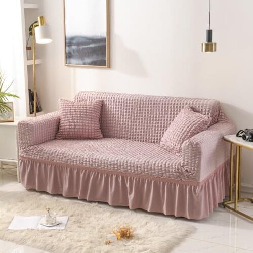 Euro Jacquard Sofa Covers With Skirt Couch Covers For Sofas Furniture Sofa Slipcovers Elastic Sofa Covers For Living Room
