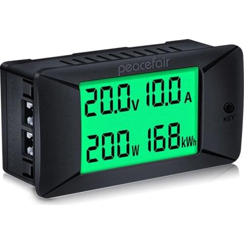 DC digital display voltage and current meter 0~300A/300V power electric energy consumption tester multimeter