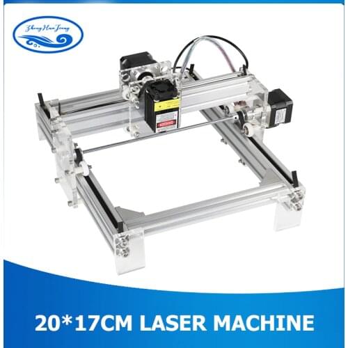 10w/15w Big Power Laser Engraver Working Area 20cmx17cm Mini Desktop Laser Printer DIY Violet Laser Engraving Machine CNC Router