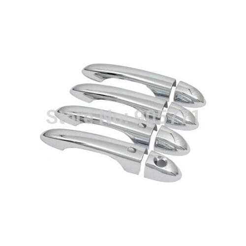 Chrome Door Handle Cover With Keyless Cutout for Jeep Cherokee (KL) 2014 UP Free Shipping