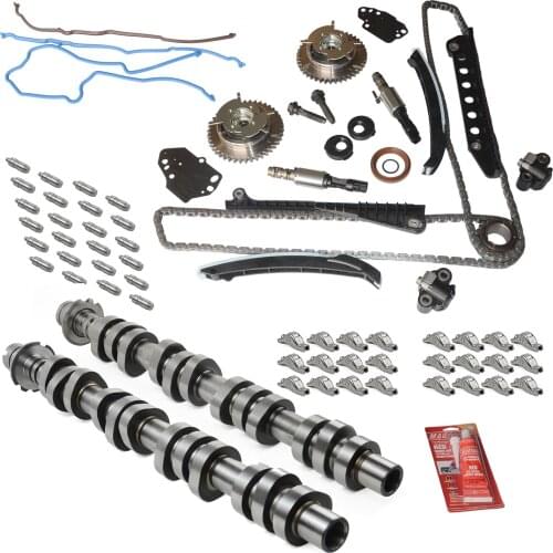 AP03 Camshaft kit + Timing Chain Cam Phasers kit Fit for Ford F150 F250 Lincoln NEW
