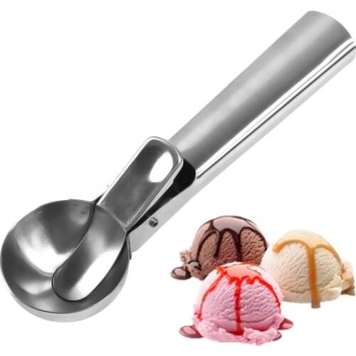Cream Scoops Stacks Stainless Steel Digger Fruit Non-Stick Spoon Kitchen Tools for Home Cake Ice Cream
