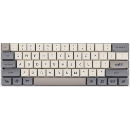 PBT Keycaps XDA Profile Retro Keyboard Keycap Sublimation Mechanical Keyboard Keycap 119 key