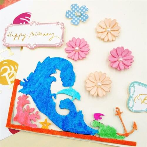 Ocean Lace Metal Cutting Dies Stencils For DIY Scrapbooking Decorative Embossing Handcraft Die Cutting Template