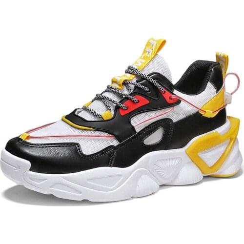 Mens shoes spring and autumn casual shoes breathable fashion color matching shoes youth sports running shoes mens tennis shoes