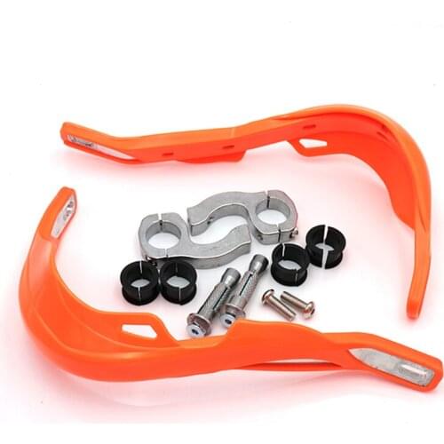 Orange 7/8'' 22mm 1'' 25mm 1 1/8'' 28mm Mountings Brush Hand Guard Handguards For Kawasaki KLR650 Honda CR125R Motorcycle