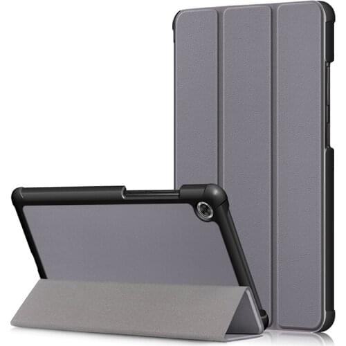 Painted Tri-folding Stand Cover for Lenovo Tab M7 TB-7305X TB-7305I TB-7305F PU Leather Case for Lenovo Tab M7 7.0 Tablet+Stylus