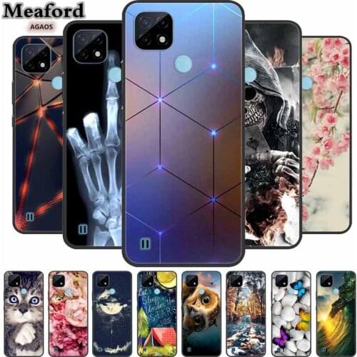 For Realme C21 C20 Case Luxury TPU Phone Case For OPPO Realme C21 C 21 2021 Case Protetive Silicone Fundas For Realme C21 C 20