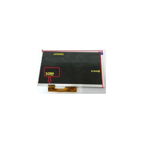 Compatible replacement New 7 inch 30 pin hd LCD screens SL007DC21B428 163MM*97MM
