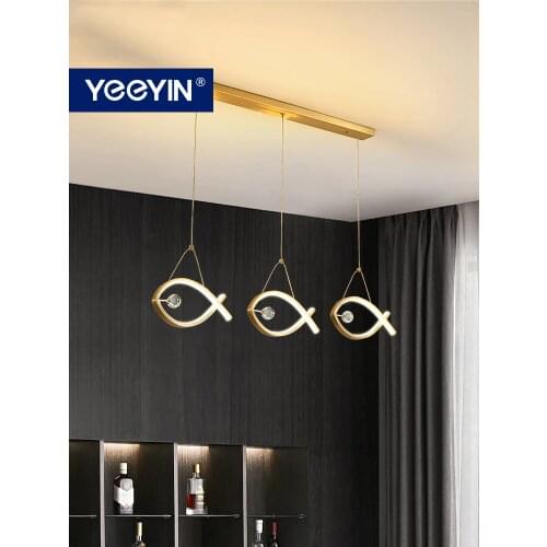 Modern Chandelier Led Simple Design Indoor Lighting 220V Home Decoration Creative Dining Table Lighting Chandelier YEEYIN