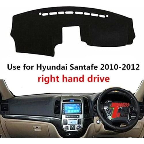 TAIJS Factory Casual Dust resistant Polyester Fibre Car Dashboard Cover For Hyundai Santafe 2010-2012 Right hand drive