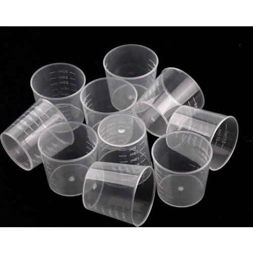 100Pcs 30ML Epoxy Resin Plastic Measuring Cups Kit Resin Mold Jewelry Making A0KD