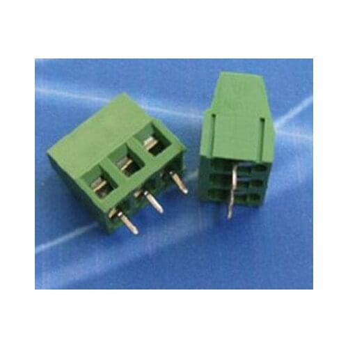 20PCS 3 Pin Screw Terminal Block Connector 5.0mm Pitch KF128-5.0-3P
