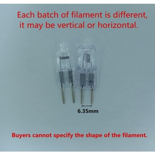 5pcs G6.35 12v light bulb 12v GY6.35 halogen bulb 20w 35w 50w 75w 100w 12v g6.35 bulb