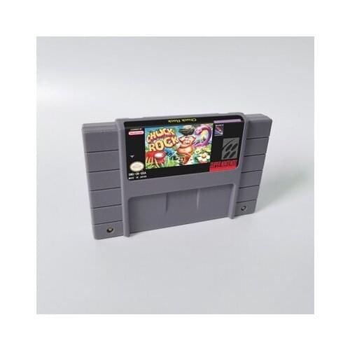 Chuck Rock - Action Game Card US Version English Language