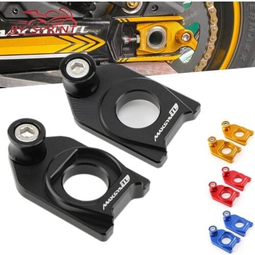 For SYM MAXSYM TL 500 2020 TL500 Motorcycle CNC Chain Adjustment Block Swingarm Spools Rear Wheel Sliders Axle Stand Hook Set