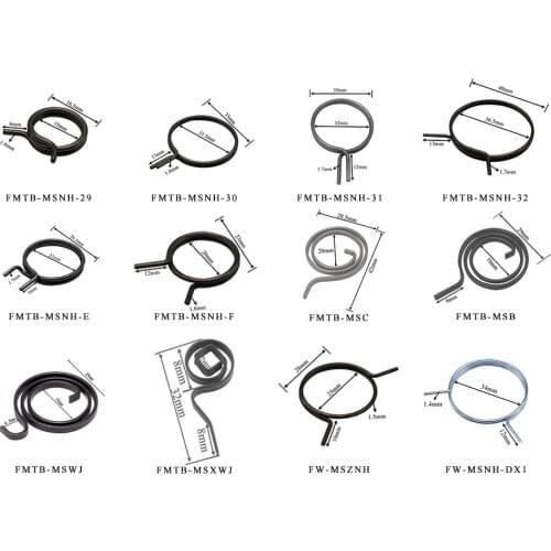 Electronic Anti theft door Electronic lock spring Various specifications the handle torsion spring