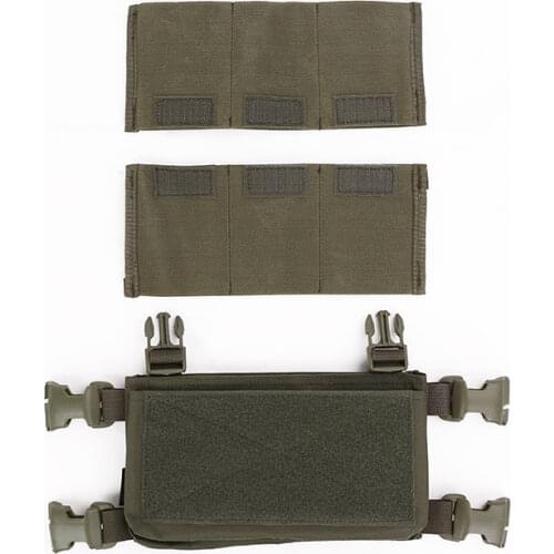 Emersongear Tactical SS Style Micro Mag Bag Fight Chassis MK4 Chest Hanger Pack Panel Hunting Military Magazine Pouch EM9572