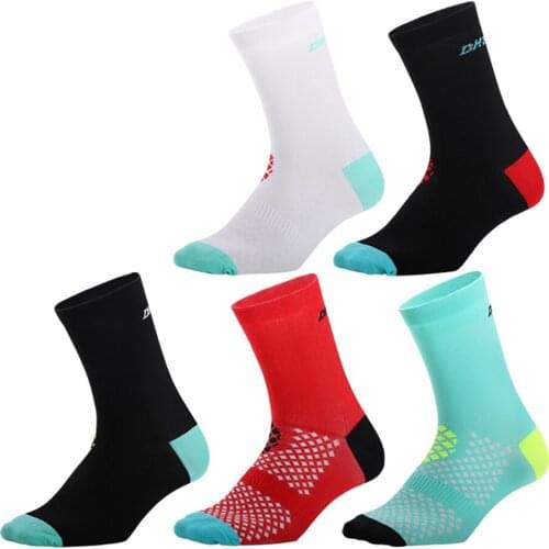KoKossi Cycling Sports Socks Breathable Non-slip Skin-friendly Lightweight Fishing Basketball Camping Running Outdoor Sports