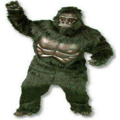 Fierce Gorilla Mascot Costume Cosplay Furry Suits Party Game Fursuit Cartoon Outfits Carnival Halloween Xmas Easter Ad Clothes