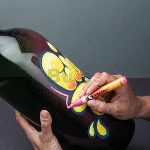 Molotow ONE4ALL Acrylic Paint Marker, 4mm, Acrylic-based Hybrid Paint Marker, UV and Weather-resistant for Highest Opacity