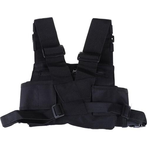 Radio Harness chest Front Pack Pouch Holster Carry bag for Baofeng UV-5R UV-82 UV-9R BF-888S TYT Motorola Walkie Talkie