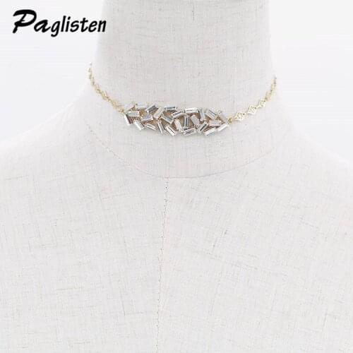 New fashion jewelry crystal pendant rope chain gift for female girl cool design