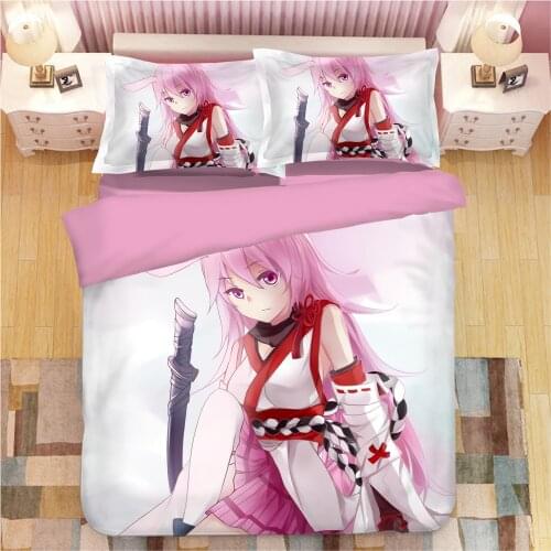 Yae Sakura bed linen Cartoon anime Duvet Covers Pillowcases kids Anime Comforter Bedding Sets bed linens bedclothes bed set 01