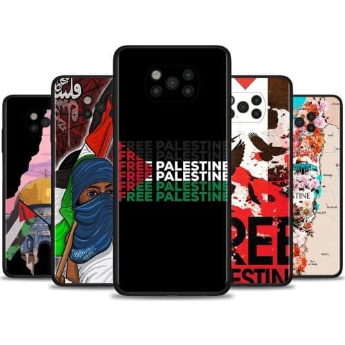 Palestine Funda For Poco X3 M3 Pro NFC F1 Shell for Mi Note 10 Pro Coque for Mi CC9 Pro CC9E A3 A2 Lite Para