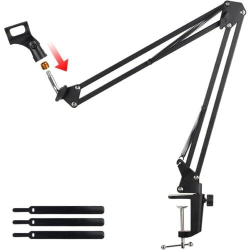 Studio Microphone Boom Support Arm Max Load 1.8KG 3 Cable Links