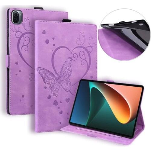 3D Butterfly Flower Embossed for XiaoMi MiPad5 Pro 11 inch 2021 Tablet Case Soft TPU Cover for Funda MiPad 5 Pro Mi Pad 5 Case