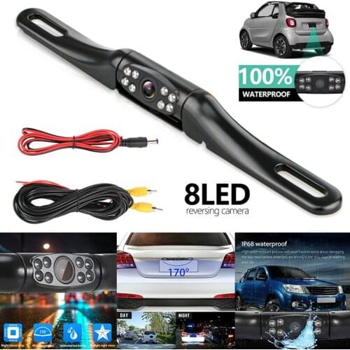 Spot 170 Degree 8LED Car Rear View Reverse Backups Parking Camera HD Night Vision Waterproof Car Styling