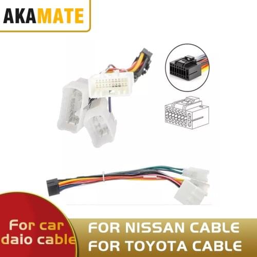 For Universal Car Radio ISO Cable For Nissan Car Radio Cable For Toyota Car Radio