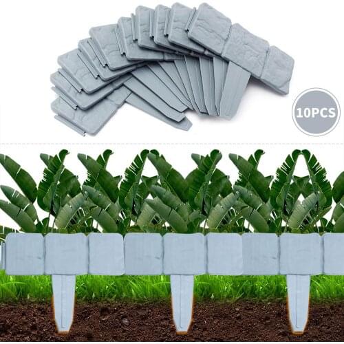 10pcs 27cm x 24.5cm Miniature Small Wood Fence DIY Fairy Garden Micro Dollhouse Plant Pot Decor Bonsai Ornament drop shipping