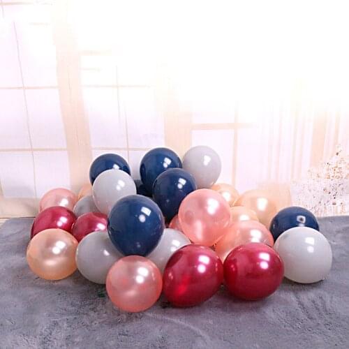 100pcs/lot 5 inch Latex Balloons birthday party decorations star blue/rose golden/champagne gold/ruby red Balloon Arch