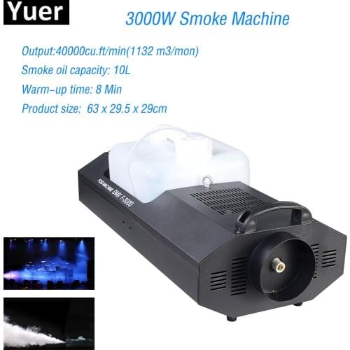 3000W Smoke Machine Stage Fog Machine For Remote And Wire Control And DMX512 Control Party DJ Disco Stage Lighting Equipment