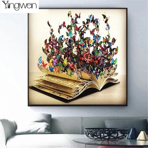 5D Diamond Painting Butterfly Book Diamond Art Full Diamond Embroidery Animals Rhinestone Mosaic NEW Cross Stitch DIY Home Decor