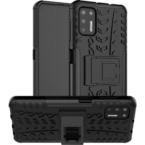 For Moto G9 Plus Case For Moto G9 Plus Cover Non-Slip Shockproof Armor Silicone Hard PC Protective Phone Bumper For Moto G9 Plus