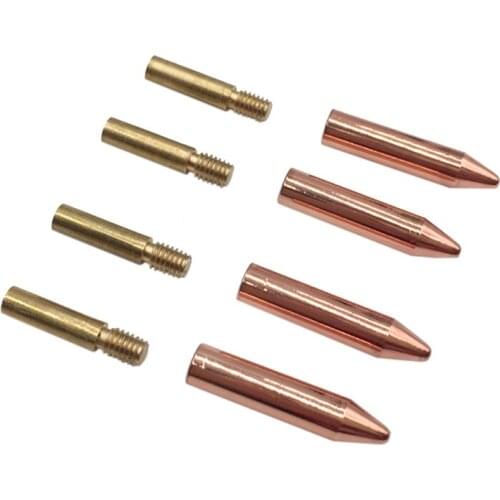 Coolstring 4pcs/1Set Luxury 5.6*26mm Mirror Polishing Shoelaces Metal Tips DIY Round Bullet Aglets Screw On Clothing Laces Head