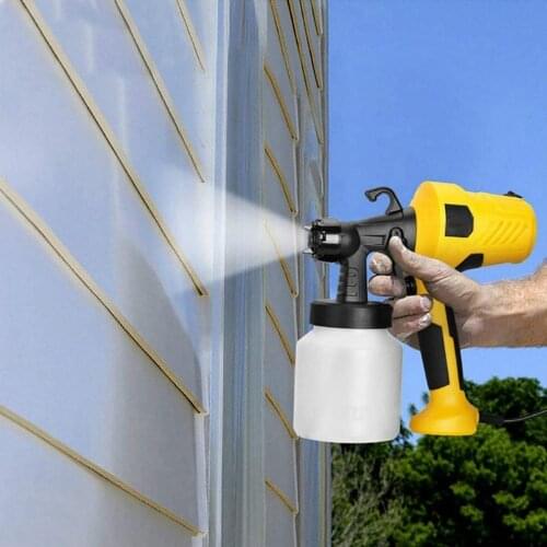Electric Handheld Spray Gun 600W High Power Home Electric Airbrush Paint Sprayer Flow Control Airbrush for Cars Wood Furniture
