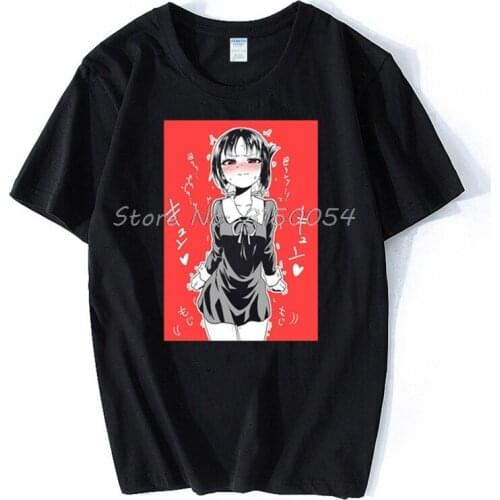 Anime Kaguya-sama Love Is War Unisex Tshirt Casual Harajuku Men Cotton T-shirt Cartoon Tee Japanese Hip Hop T Shirt