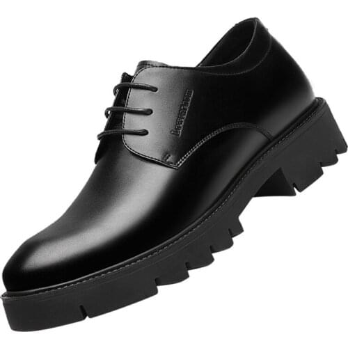 Dress shoes mens leather elevator shoes mens business shoes wedding dress Oxford mens shoes