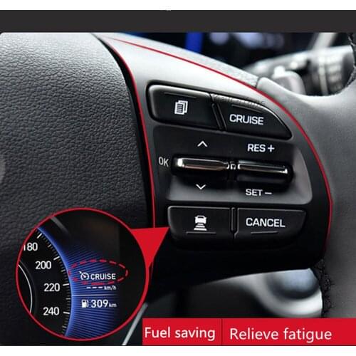 Car Steering Wheel Cruise Control Volume Switch Buttons For Hyundai Veloster feisi 2018 1.6T Elantra (overseas) Lafesta 2019