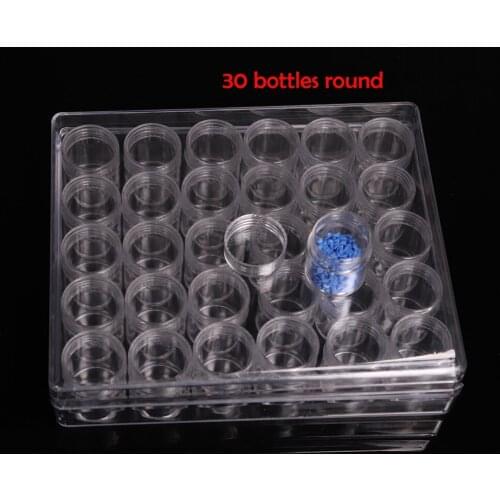 30 Grid Diamond Embroidery Storage Box Medicine 5D DIY Diamond Painting Accessories Tool Jewelry Box Storage Box Home Gifts