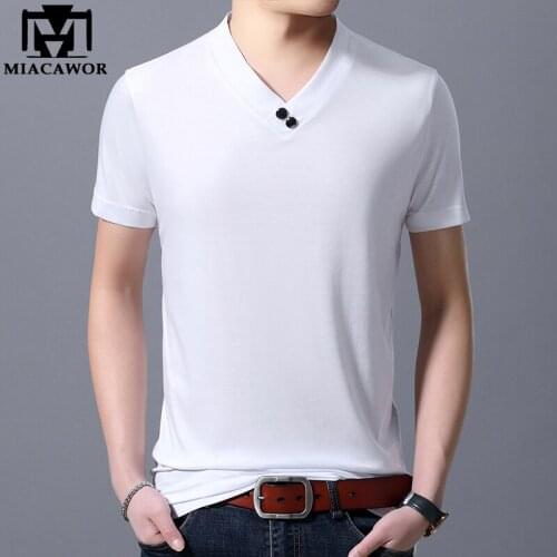 MIACAWOR Short Sleeve T-shirts For Men