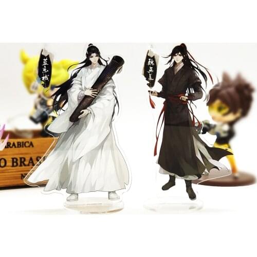 Love Thank you MO DAO ZU SHI Wei WuXian Lan WangJi with name acrylic stand figure model plate holder cake topper anime