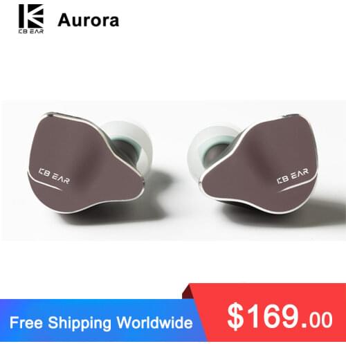KBEAR Aurora Single Dynamic HiFi Earphone In-ear Monitor Magnetic Nano Titanium Plated Diaphragm Earbuds Headset i3pro Headphone
