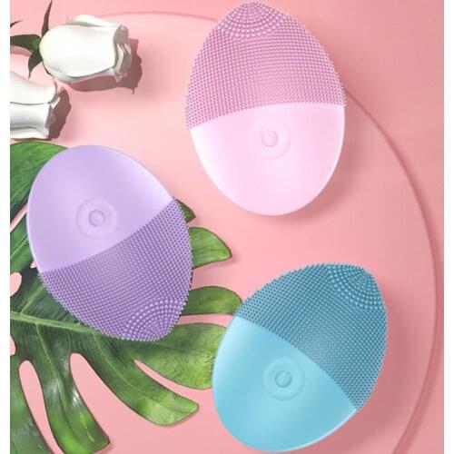 Professional Ultrasonic Vibration Electric Facial Cleansing Face Washing Brush Skin Blackhead Remover Pore Cleaner Face Massage