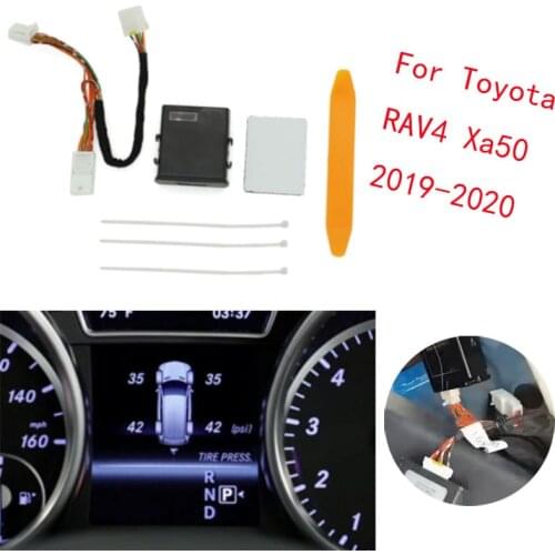 TPMS Security Alarm Tyre Pressure Monitoring System LCD Dash Car Electronics For Toyota RAV4 Xa50 2019-2020