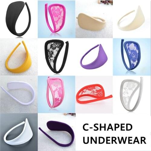 Women Panty Sexy Lady Girl C-string Spandex C-Shaped Seamless Thong Invisible Knickers Underwear Strapless Lingerie Panties 2021